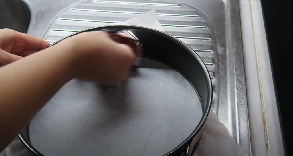 Line and grease a pan