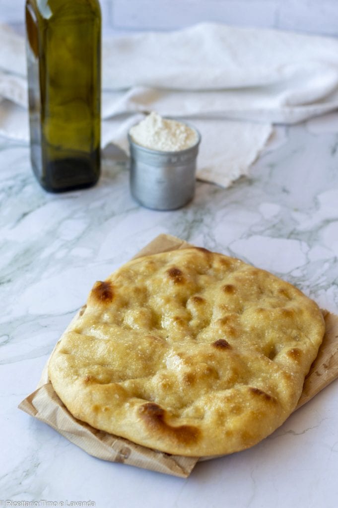 Focaccia with Dried Sourdough