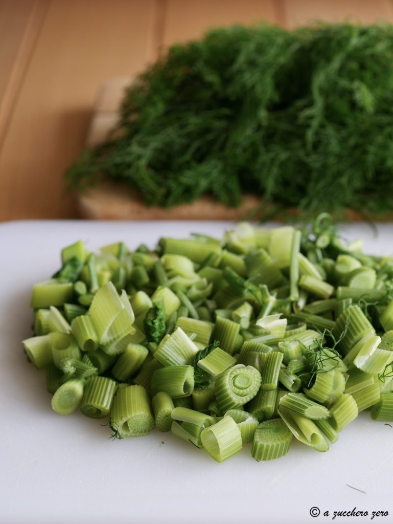 Freezing wild fennel