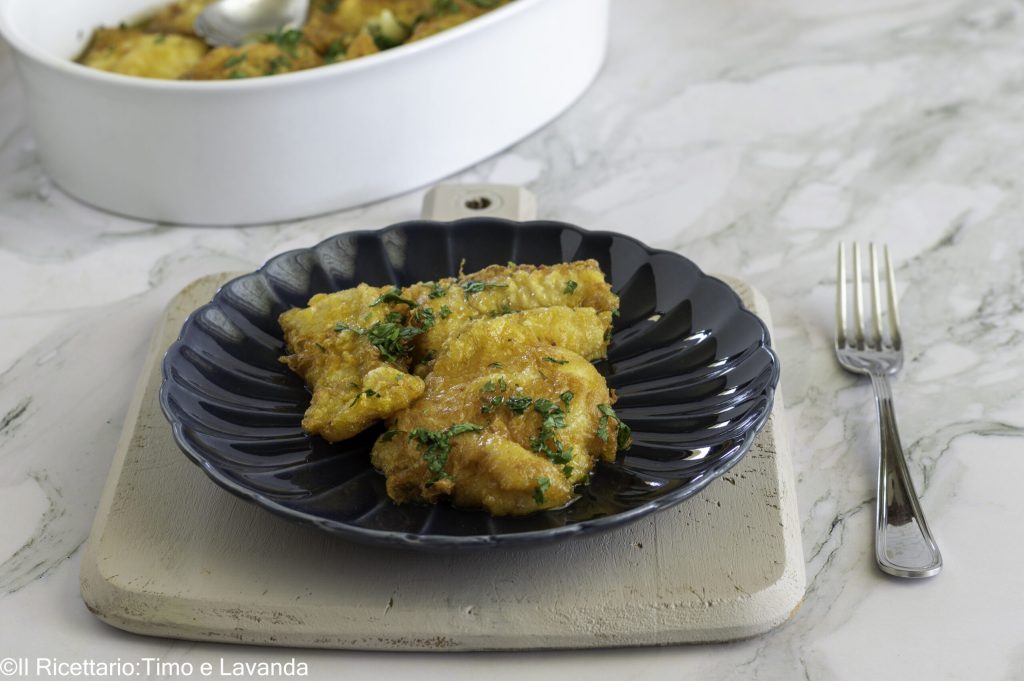 fried marinated hake