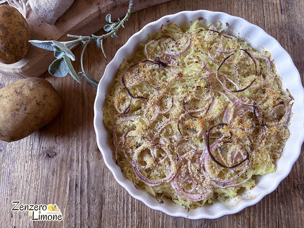 Grated Potatoes and Onion