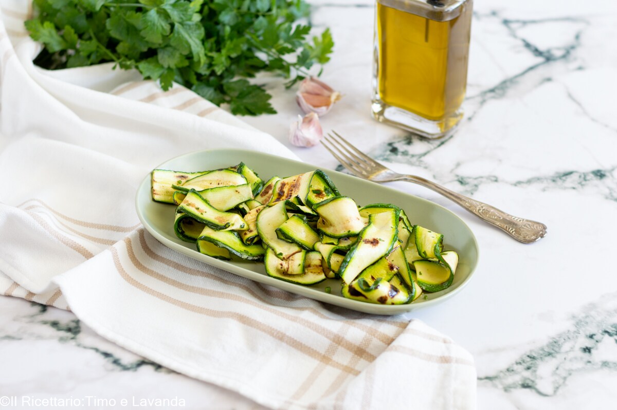 Grilled Zucchini Salad