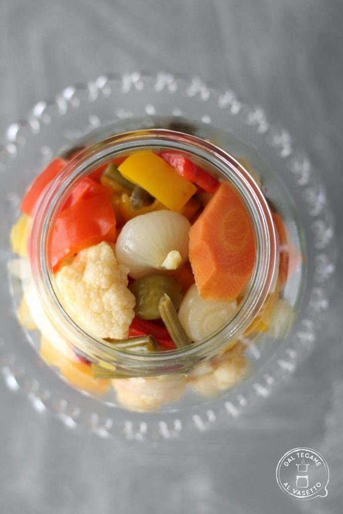 giardiniera cooked in jar cooking