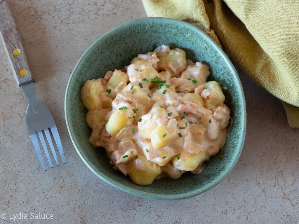 Creamy Salmon Gnocchi