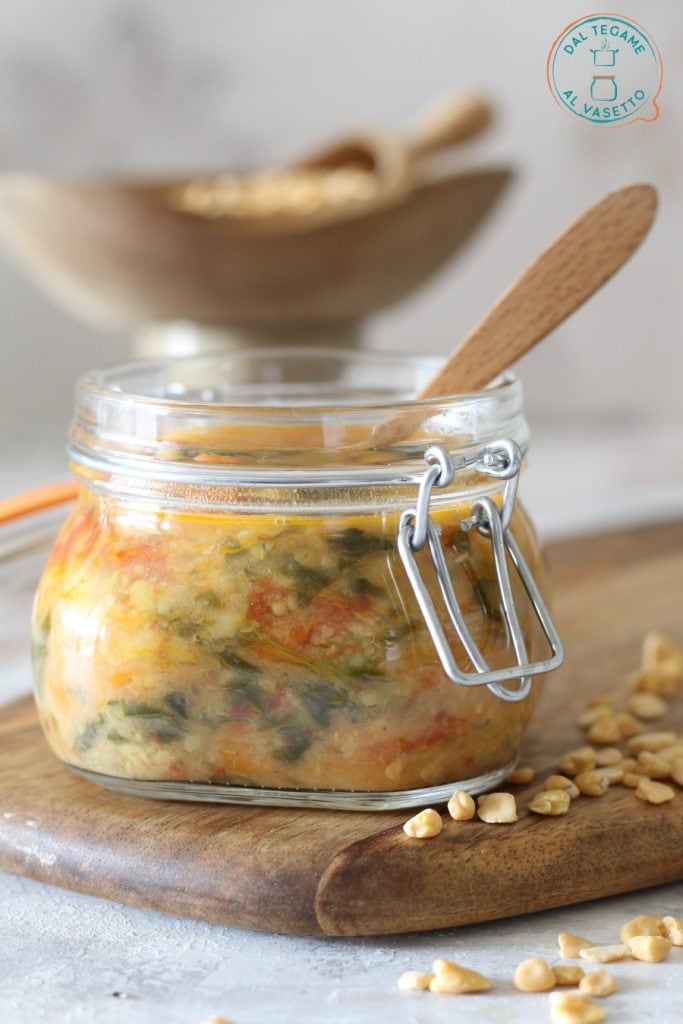 Grass Pea in Jar Cooking