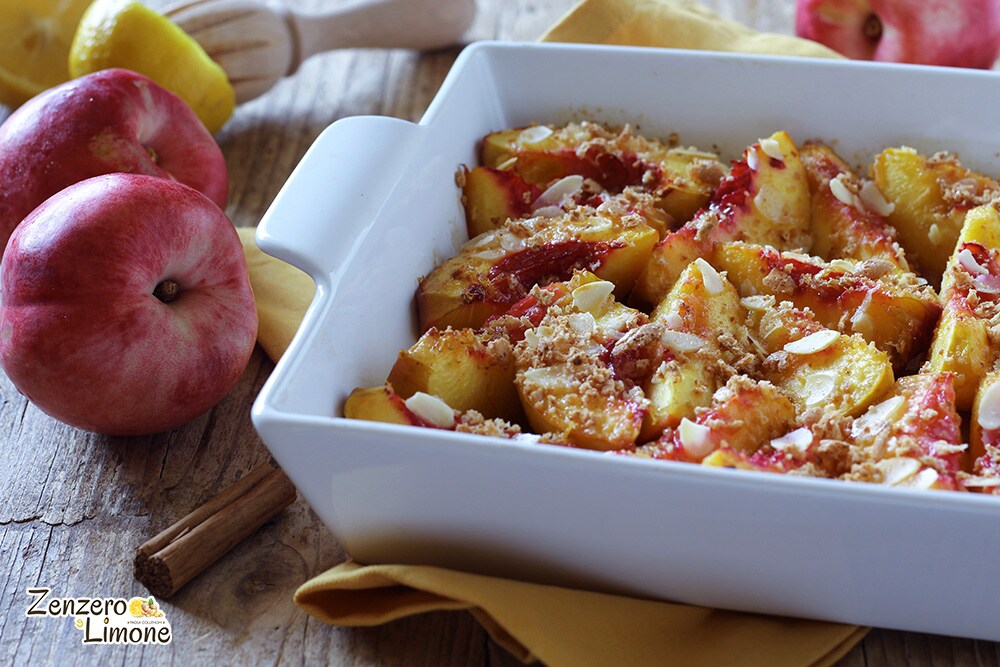 Gratinated Peaches