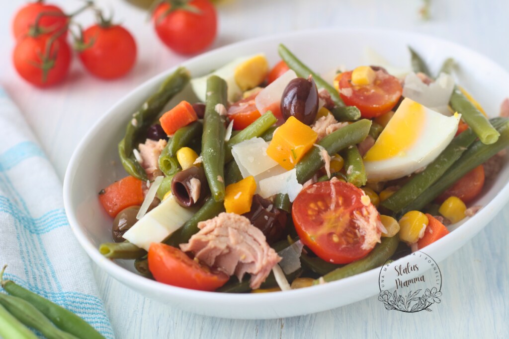 Green Bean, Tuna, and Egg Salad: Easy with or without Thermomix!