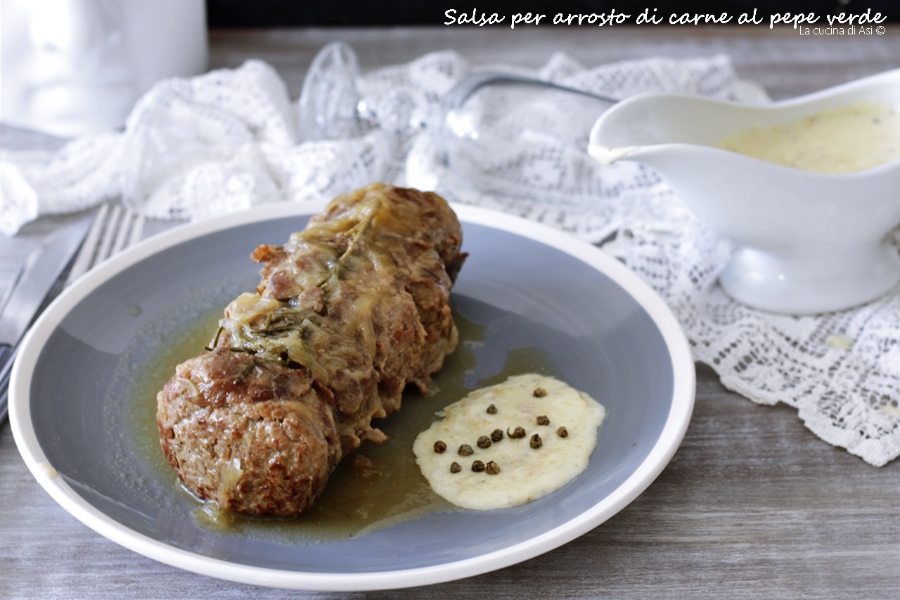 Green Peppercorn Meat Roast Sauce
