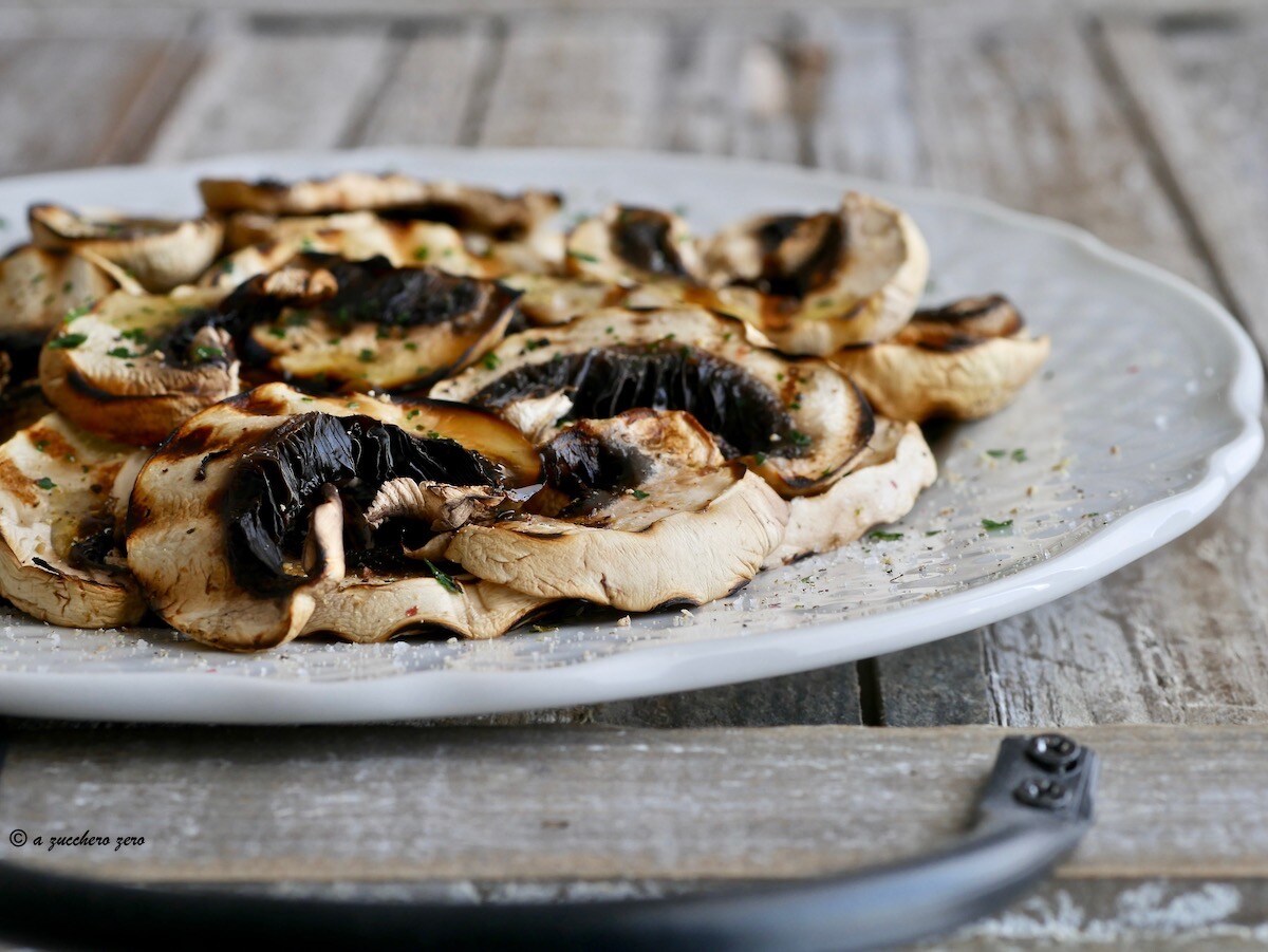 Grilled Champignon Mushrooms