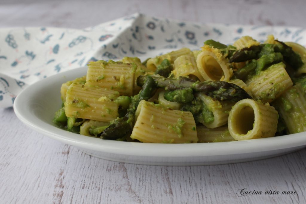 Half-Sleeve Pasta with Asparagus and Lemon Sea View Kitchen