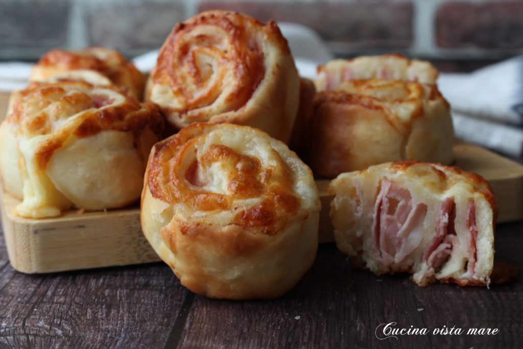 Ham Pizza Swirls Sea View Kitchen