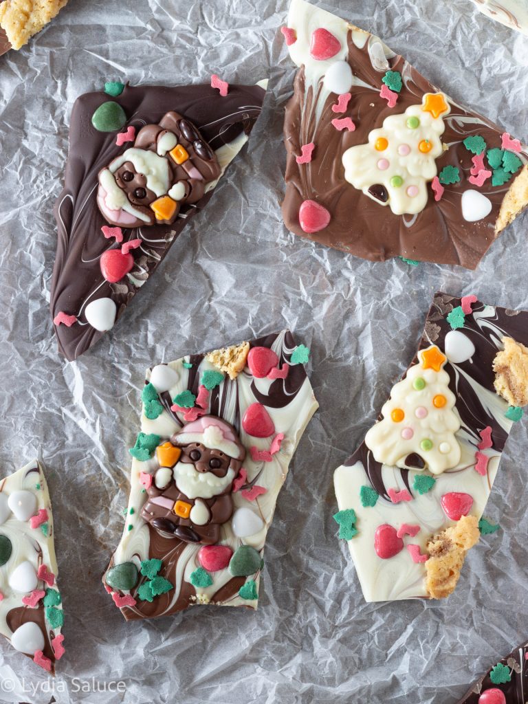 Homemade Chocolate Bars for Christmas