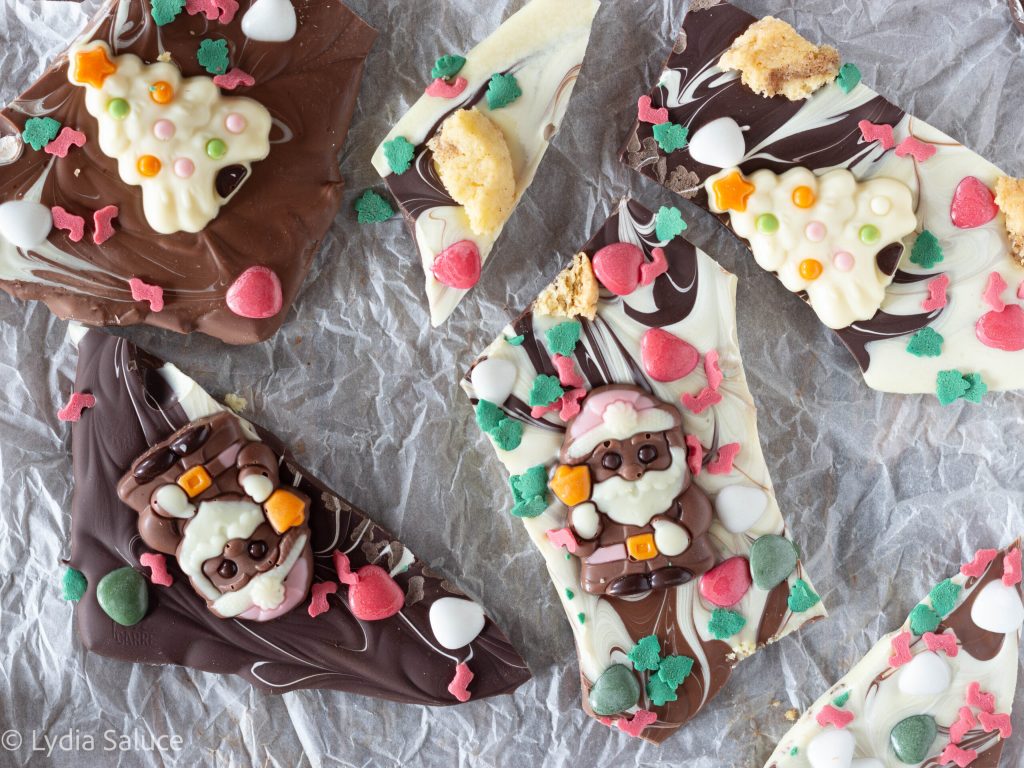 Homemade Chocolate Bars for Christmas