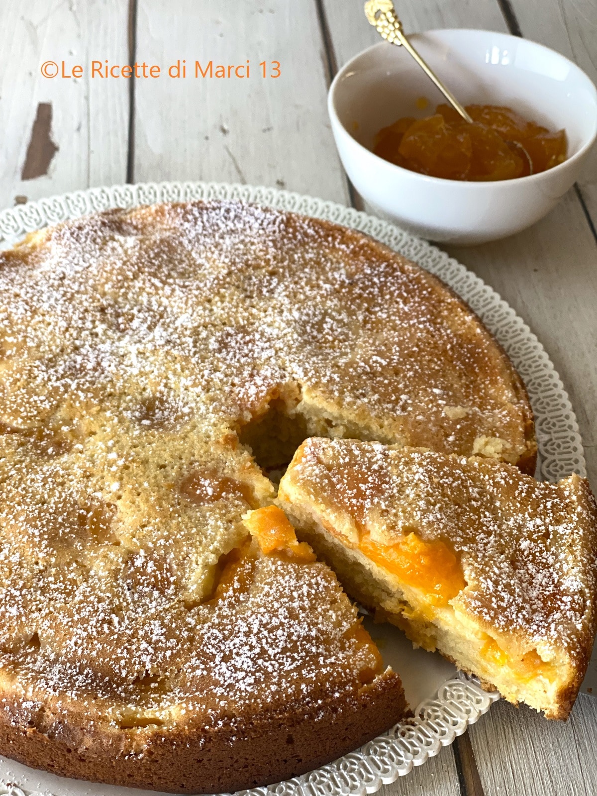 Soft Fresh Apricot Cake. Simple and Quick Summer Recipe