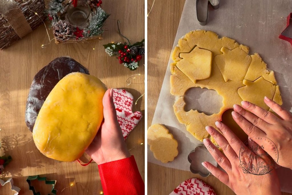 shortcrust pastry for easy Christmas cookies