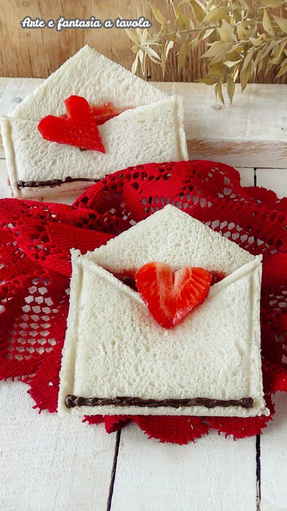 How to Make a Sweet Sandwich Bread Letter for February 14th Valentine's Day