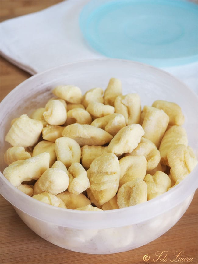 How to freeze gnocchi