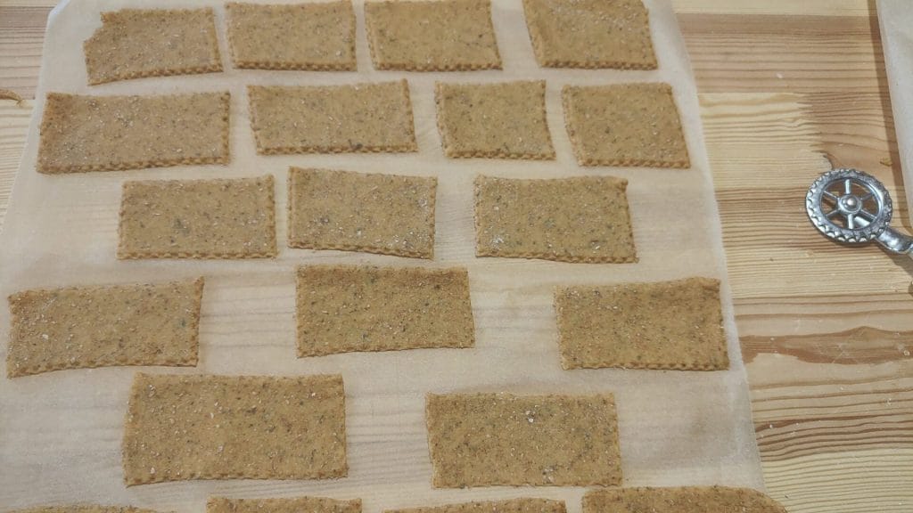 Chickpea Pizza-Flavored Crackers