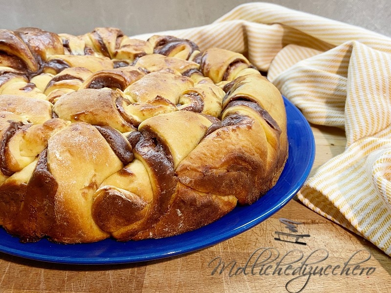 Chocolate Cream Brioche Cake