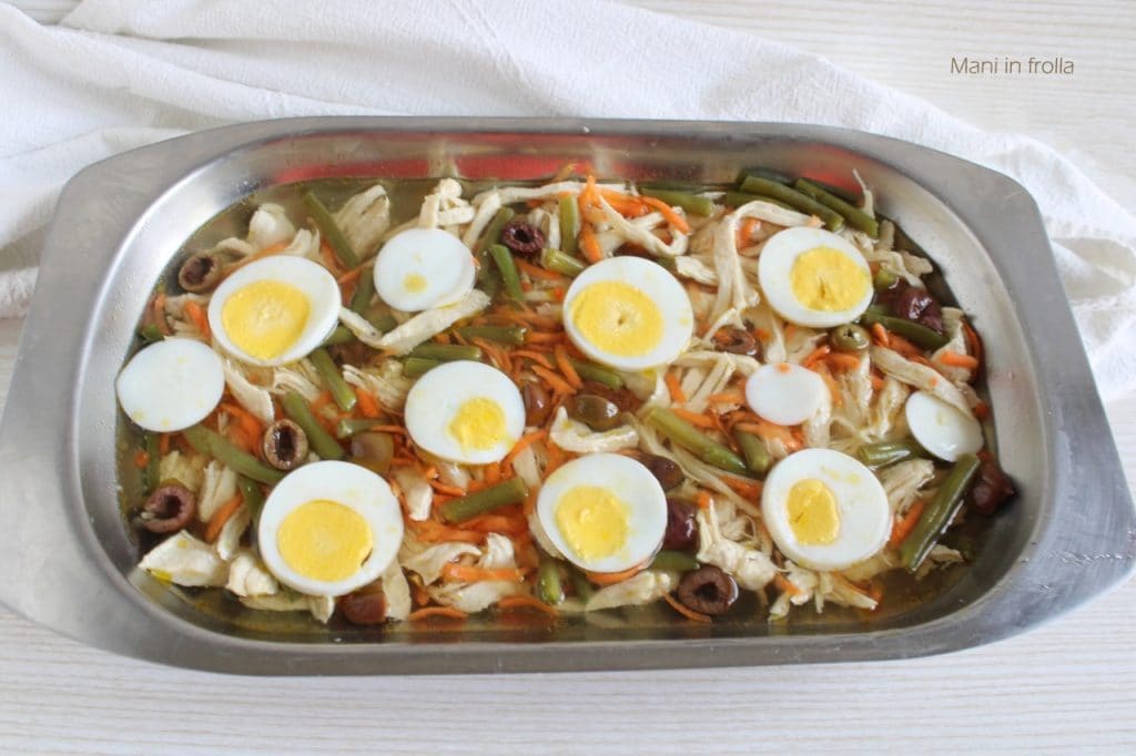 Chicken and Vegetable Terrine in Gelatin