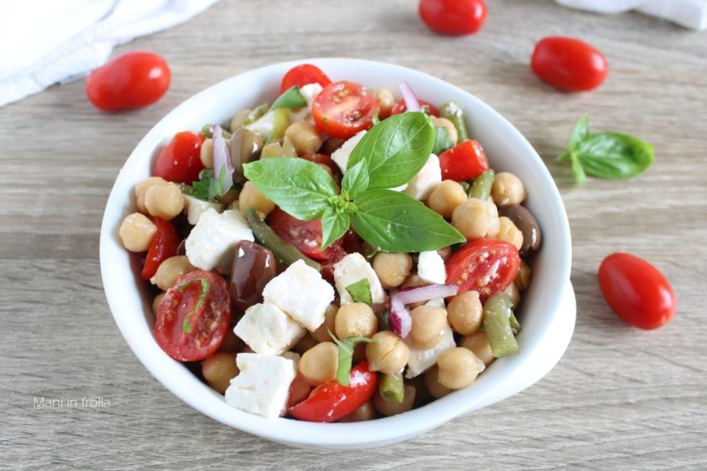 Chickpea, Cherry Tomato, and Feta Salad