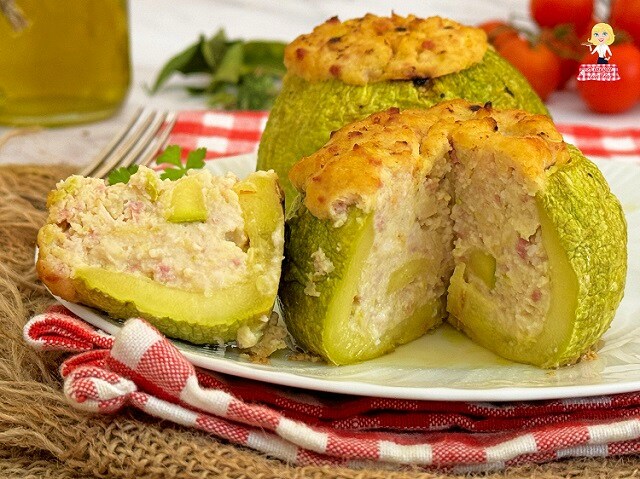 Stuffed Round ZUCCHINI