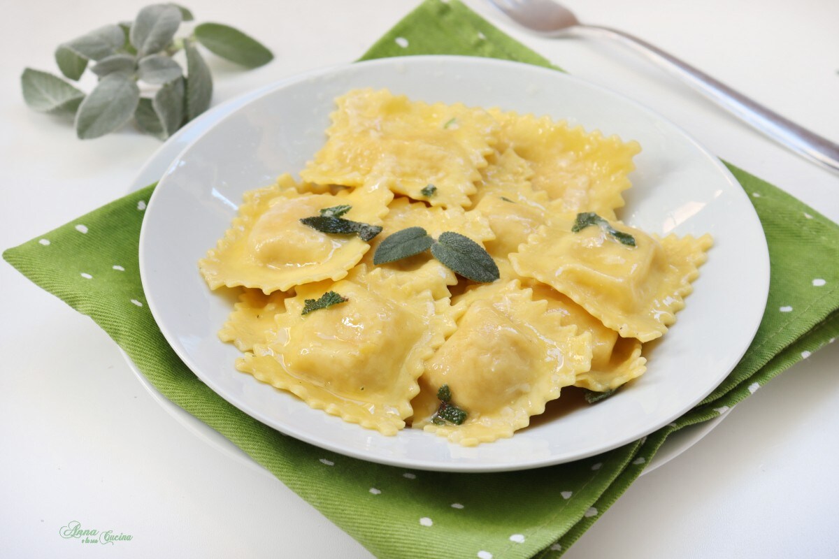 Ravioli with Potato and Mortadella Filling