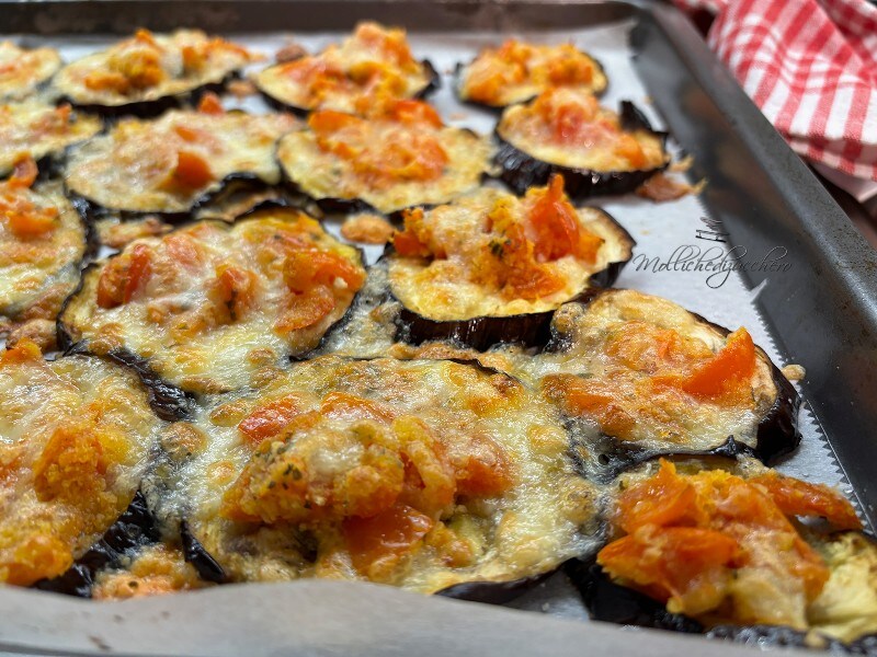 Baked Eggplant Mini Pizzas