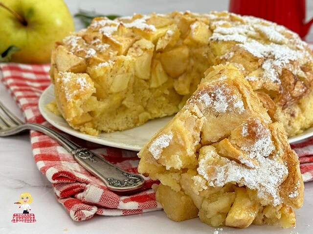 POURED APPLE CAKE recipe