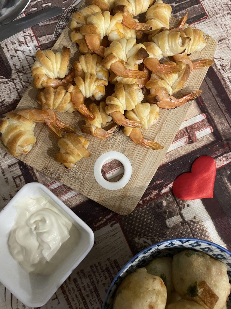 Shrimp in Puff Pastry