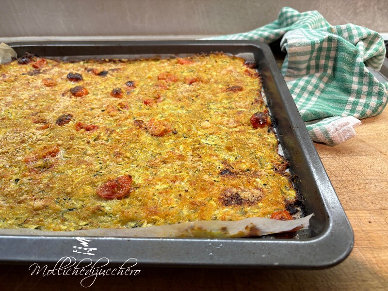 Crispy Zucchini and Tomato Flatbread
