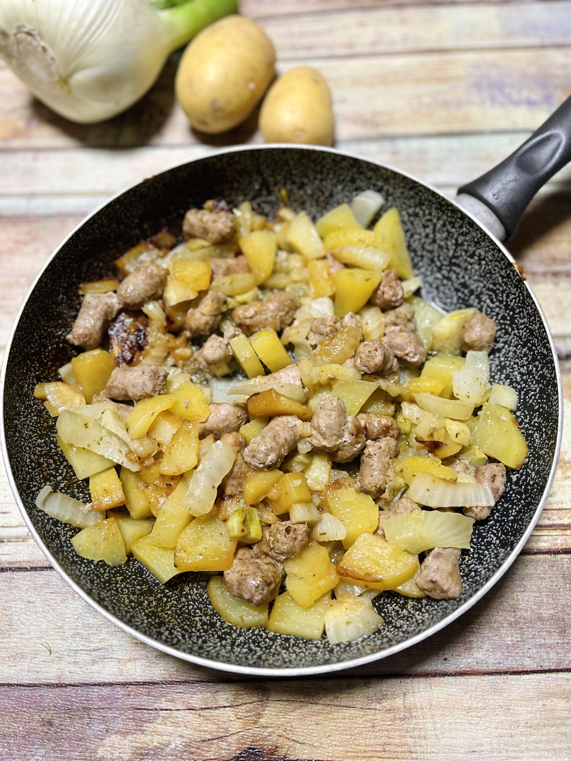 Sausage with Fennel and Potatoes. Dinner-Saver Recipe!