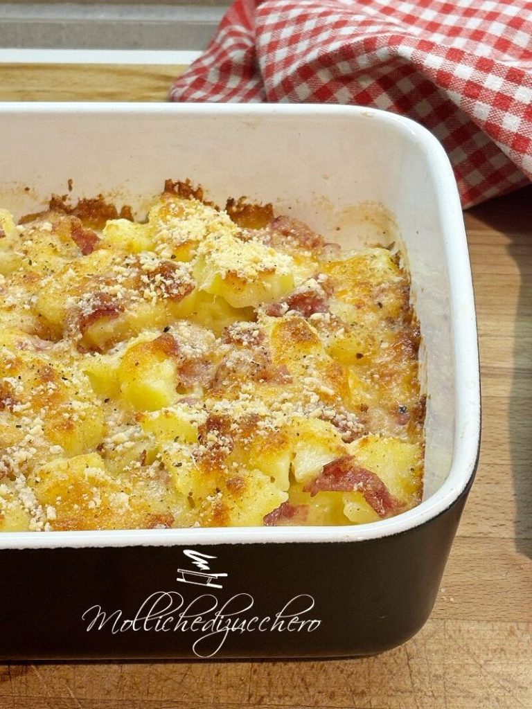 baked potatoes and scamorza