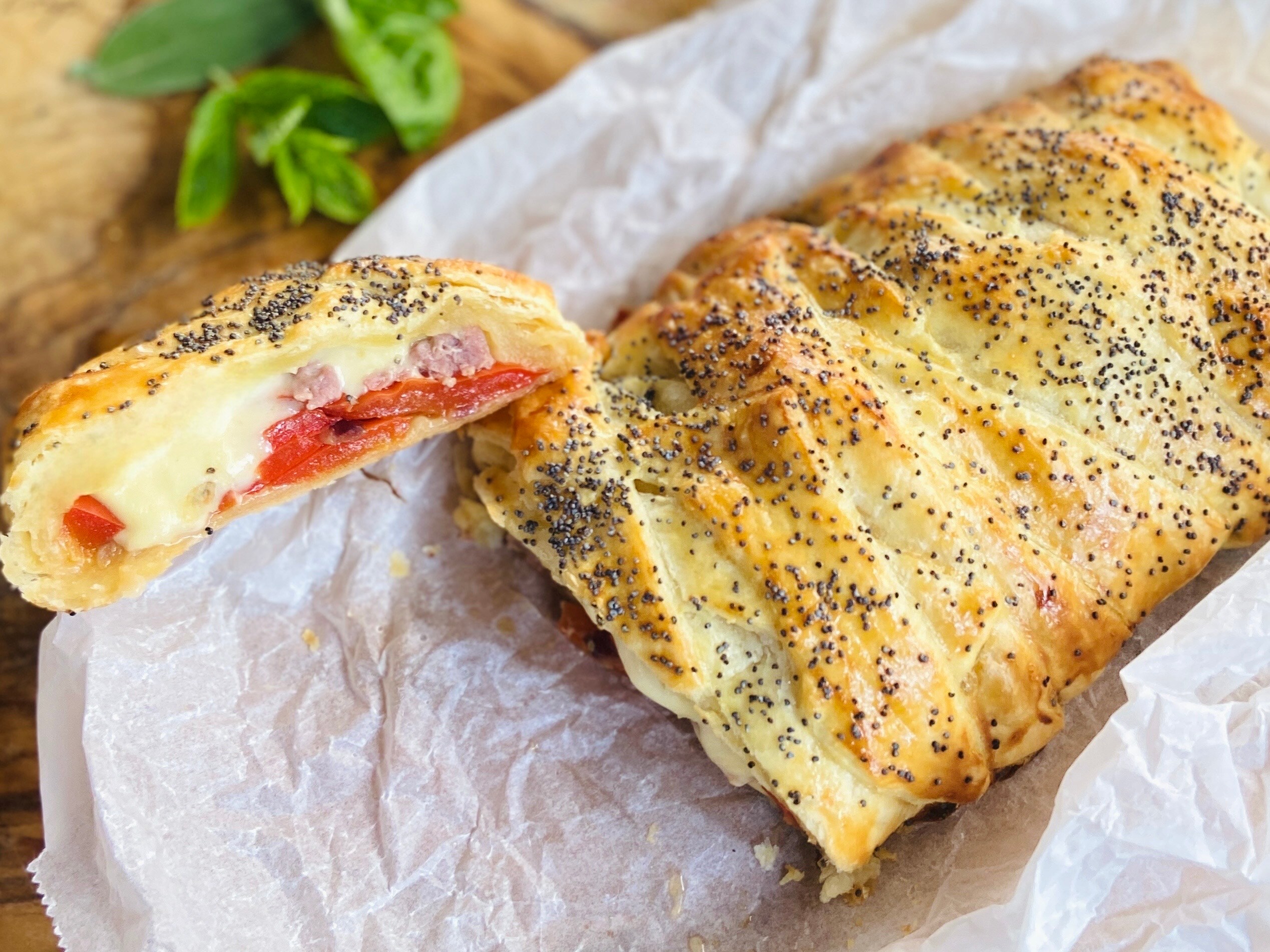 Rustic Pie with Sausage and Peppers