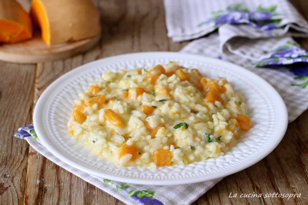 Pumpkin and Robiola Risotto – with and without Bimby