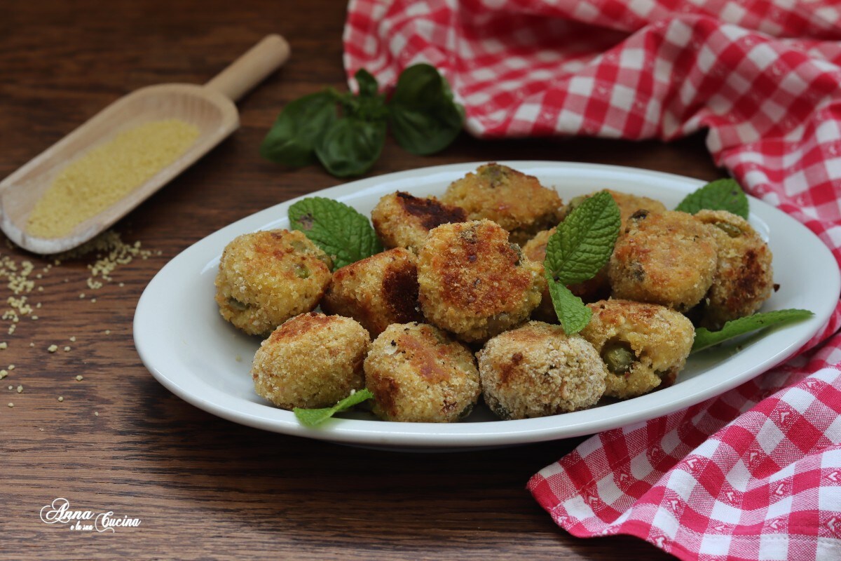 Couscous Balls with Baked Vegetables