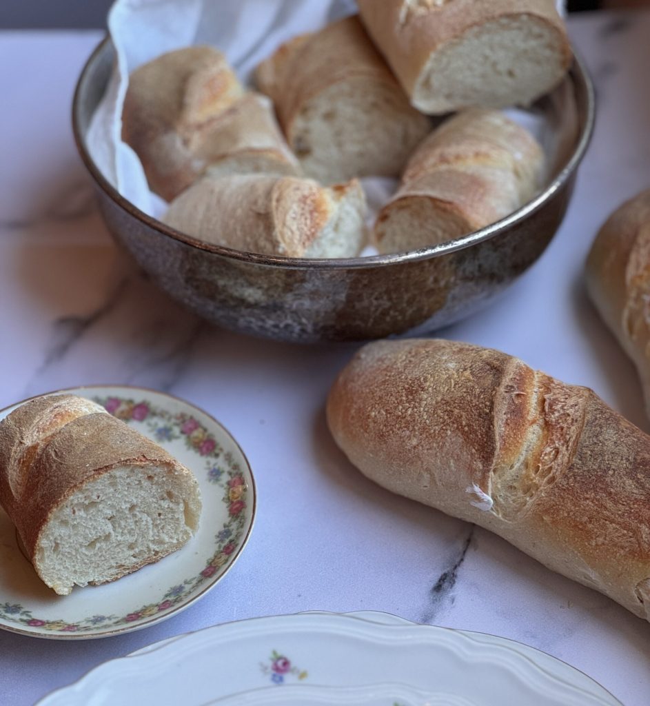 quick homemade baguettes
