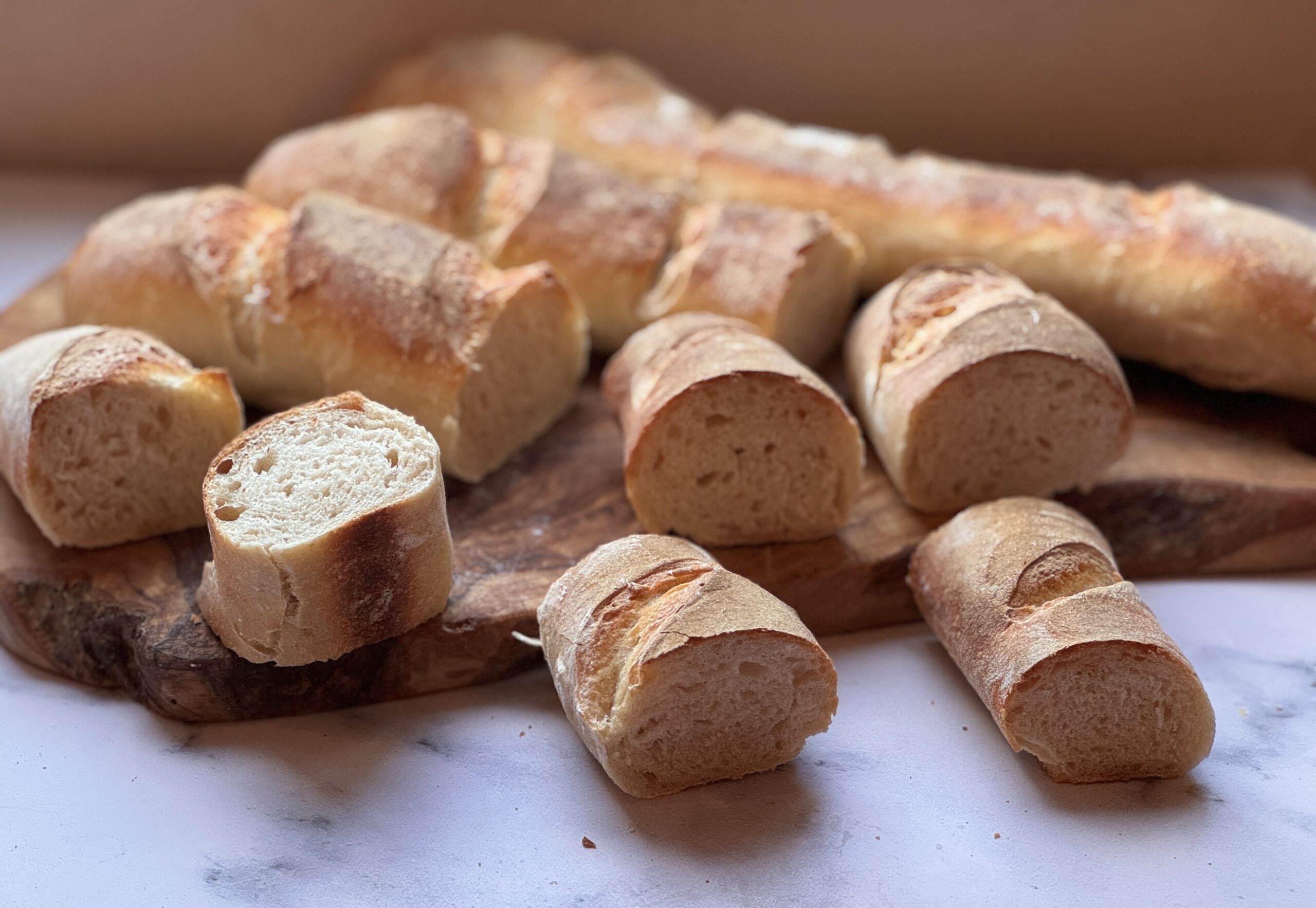 Quick Homemade Baguettes