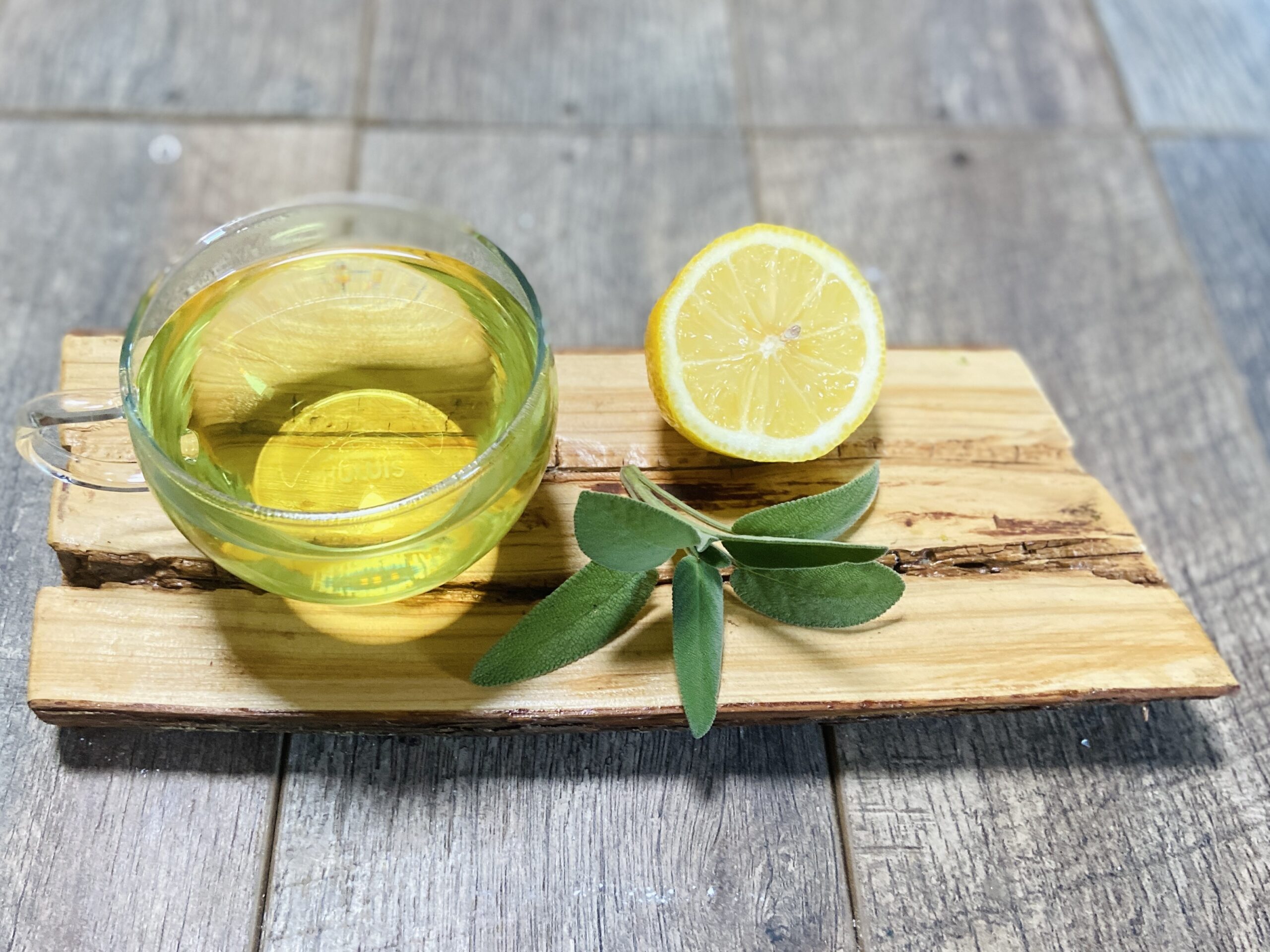 Digestive Sage and Lemon Herbal Tea