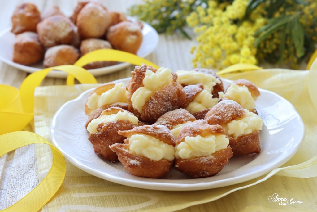 Soft Doughnuts with Lemon Cream