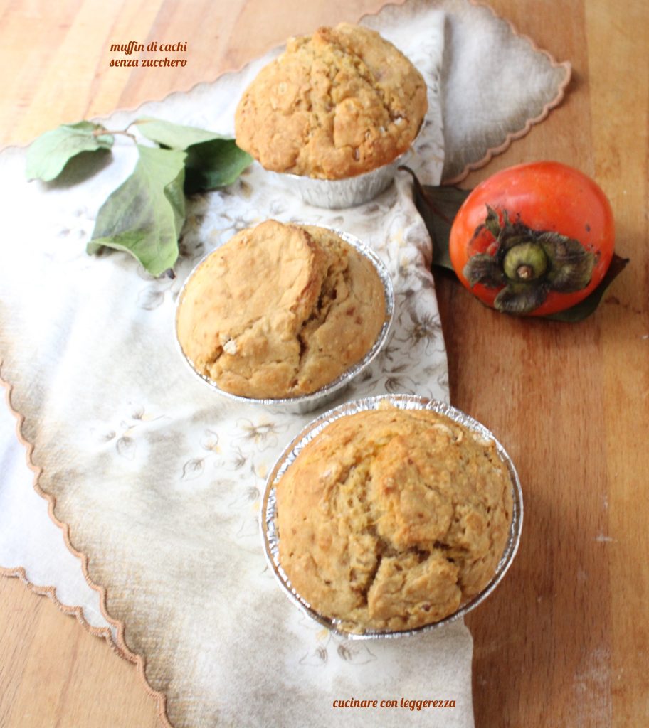 sugar-free persimmon muffins
