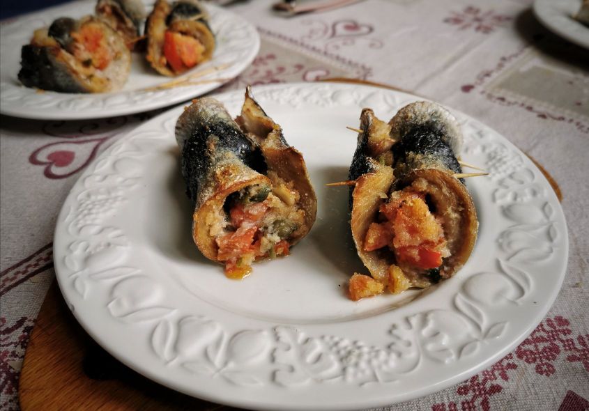 BAKED HERRING FILLETS