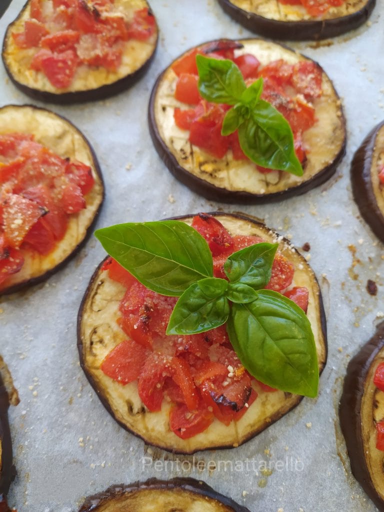 Homemade Eggplants, pizza version