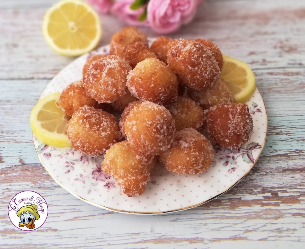 soft lemon fritters