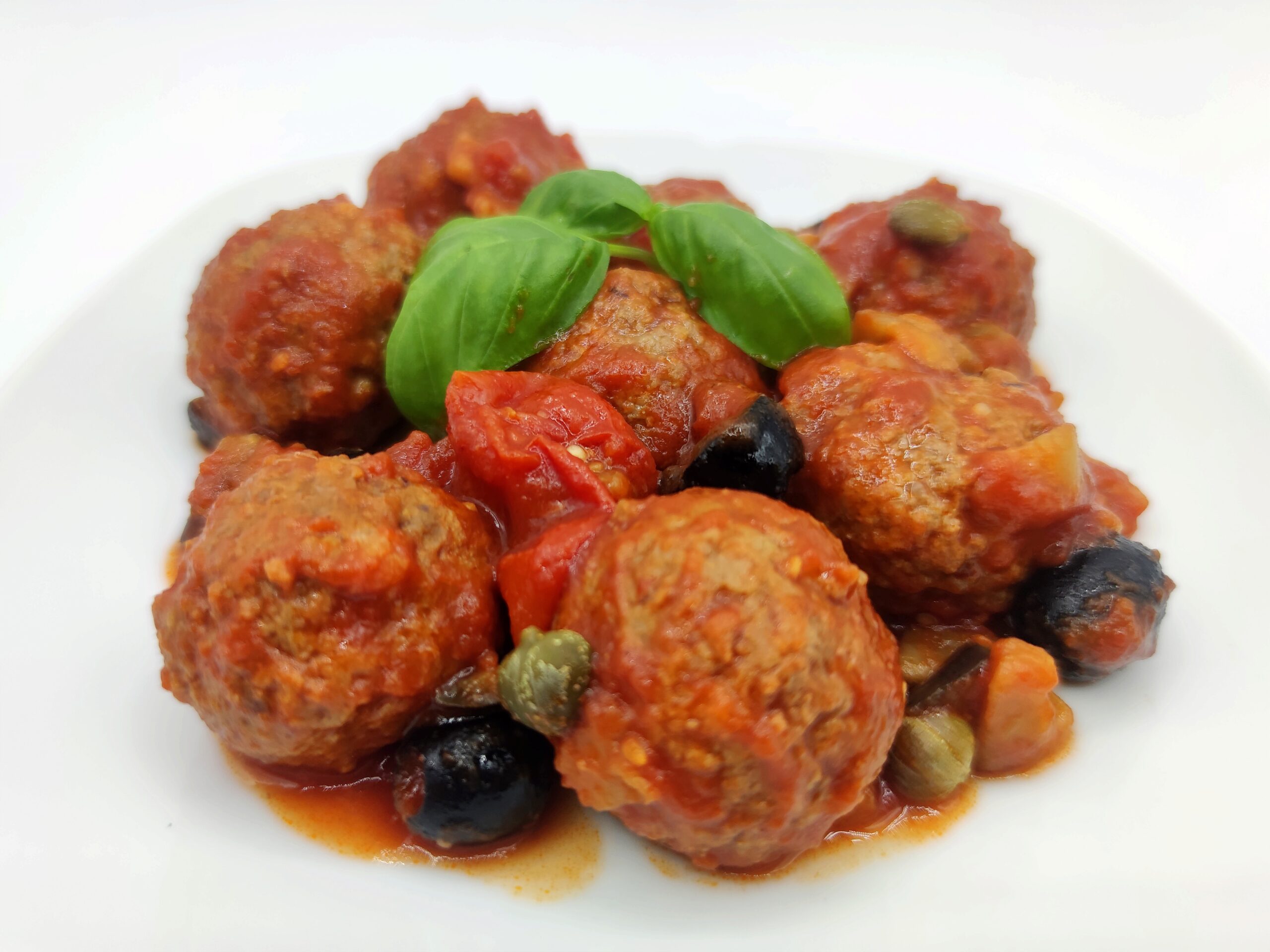 Puttanesca Meatballs without Egg