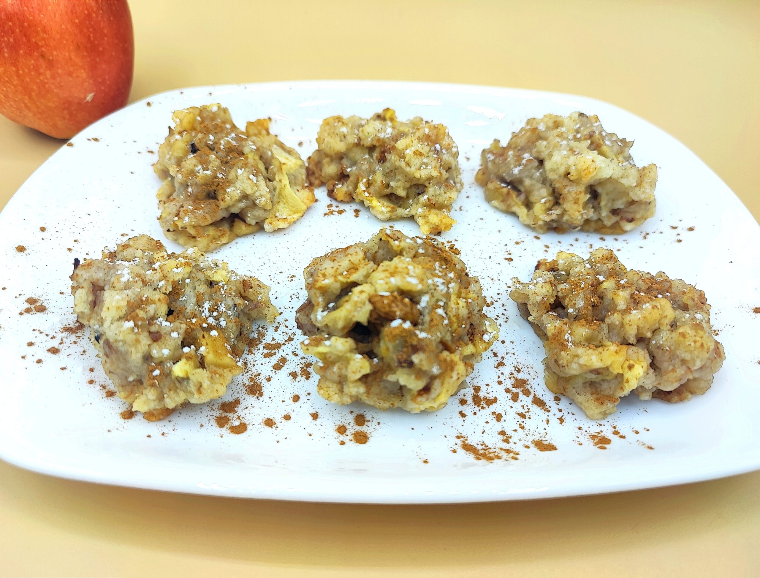Vegan Apple and Walnut Cookies