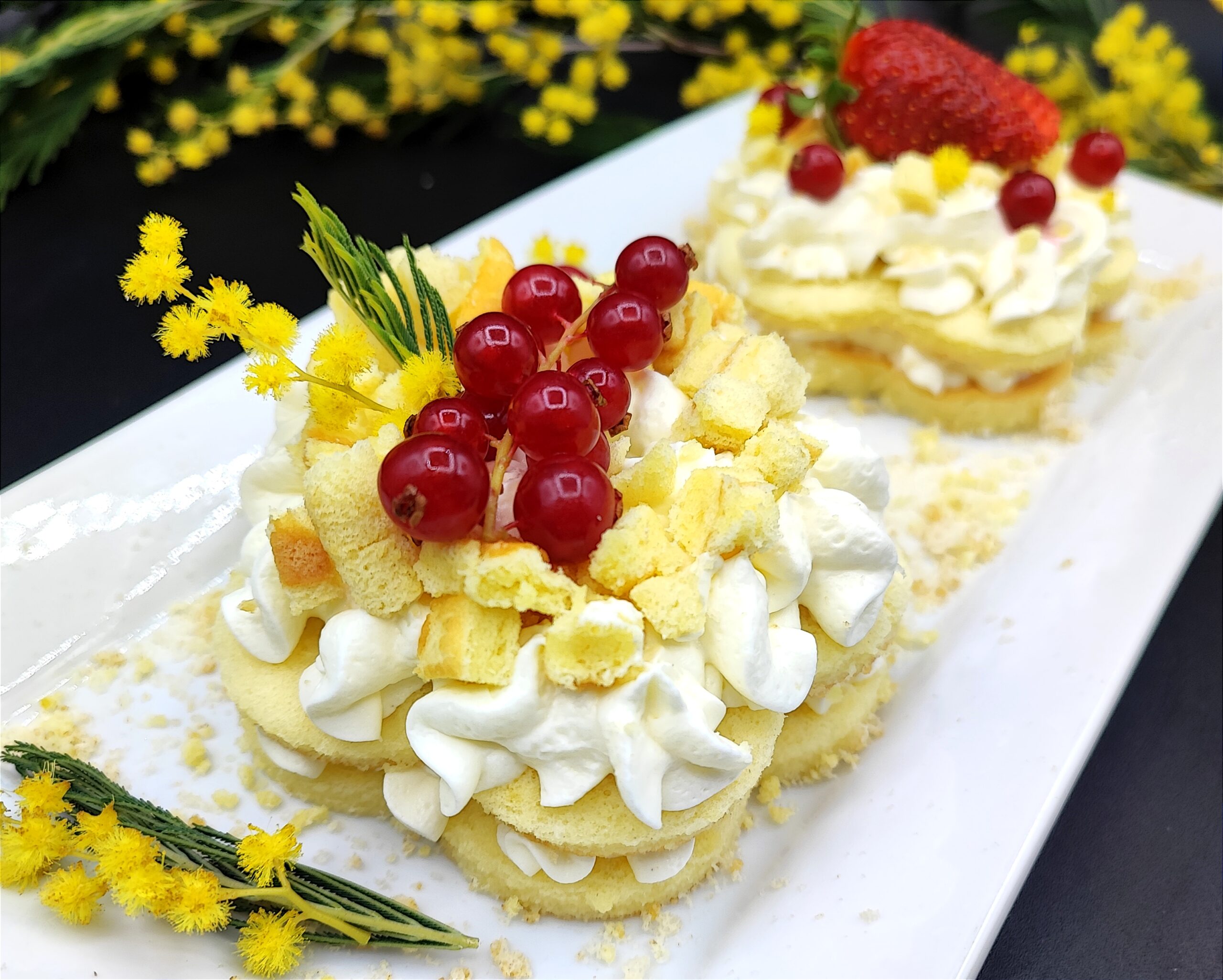 Mimosa Cake Single Portion