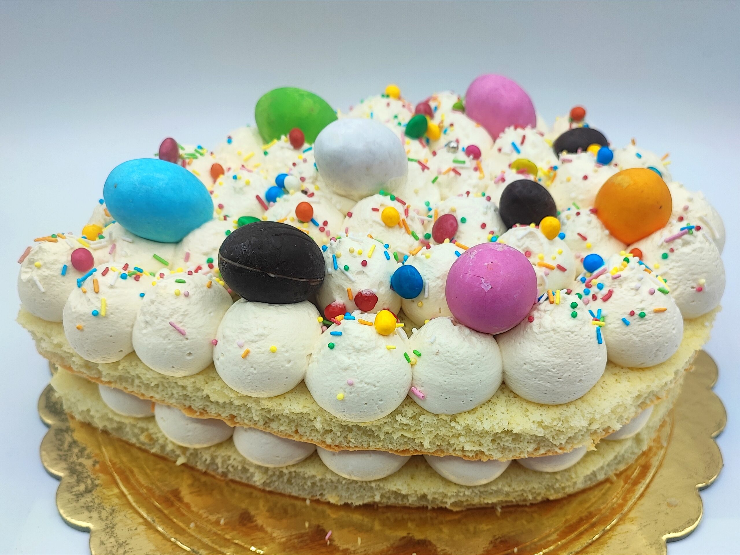 Easter Egg Cake with Caramel