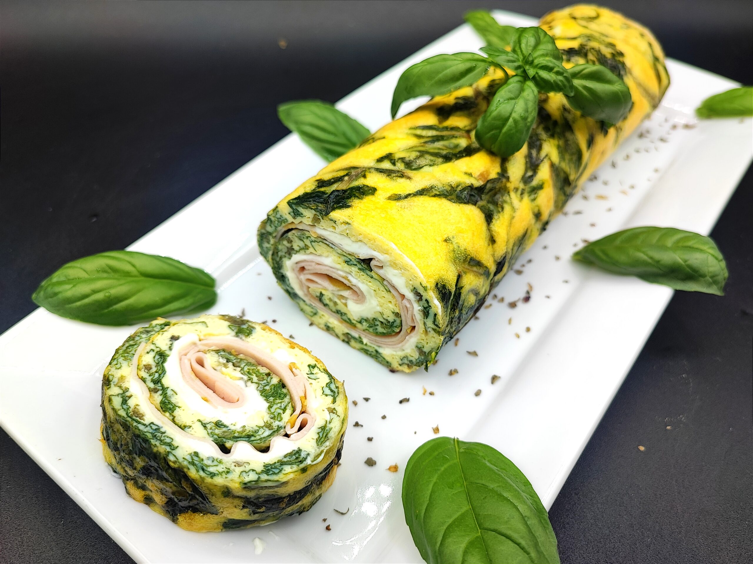 Omelette Roll with Vegetables