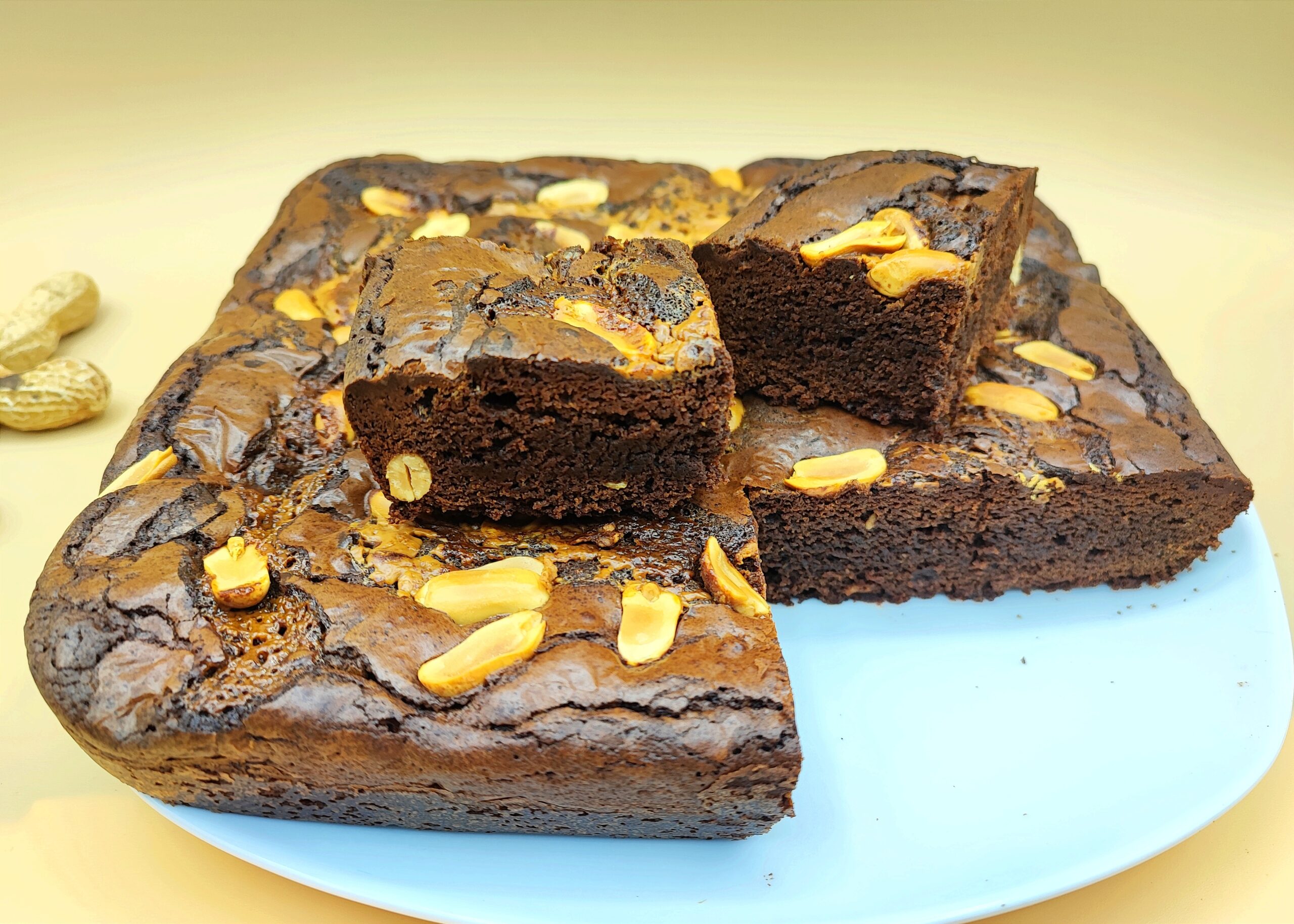 Peanut Butter Brownie Cake
